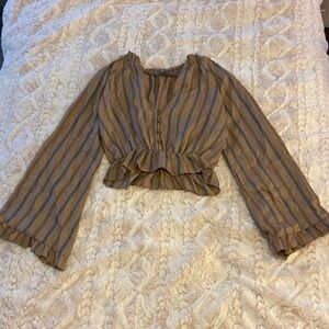 Brown blouse